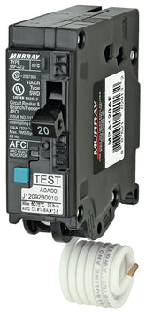 Siemens MPA120AFC Circuit Breaker, AFCI, Combination, 20 A, 1 -Pole, 120 V, Common Trip, Plug Mounting